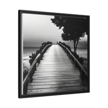 Load image into Gallery viewer, Bridge Matte Canvas, Black Frame
