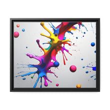 Load image into Gallery viewer, Unique Colorful Art Matte Canvas, Black Frame

