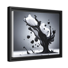 Load image into Gallery viewer, Black/White Matte Canvas, Black Frame
