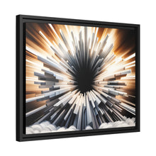 Load image into Gallery viewer, Unique Matte Canvas In Black Frame
