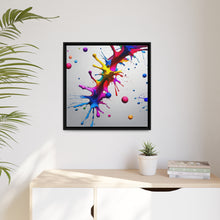 Load image into Gallery viewer, Unique Colorful Art Matte Canvas, Black Frame

