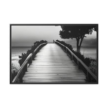 Load image into Gallery viewer, Bridge Matte Canvas, Black Frame
