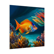 Load image into Gallery viewer, Colorful Fish Matte Canvas, Stretched, 0.75&quot;
