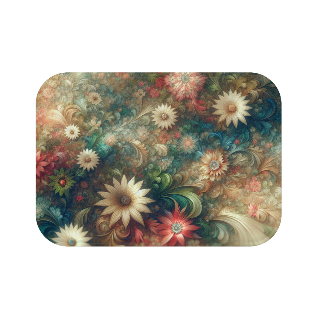 Floral Bath Mat