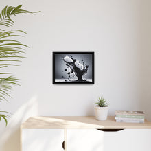 Load image into Gallery viewer, Black/White Matte Canvas, Black Frame
