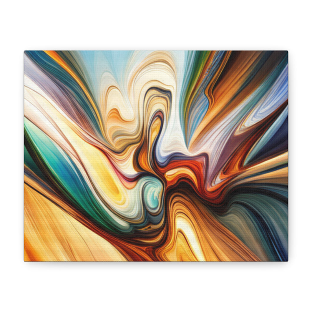 Unique Colors Abstract Matte Canvas