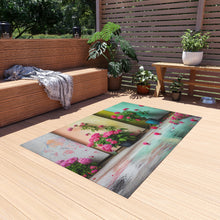 Load image into Gallery viewer, Floral Outdoor Rug
