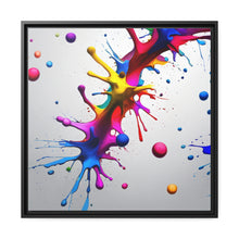 Load image into Gallery viewer, Unique Colorful Art Matte Canvas, Black Frame
