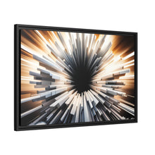 Load image into Gallery viewer, Unique Matte Canvas In Black Frame

