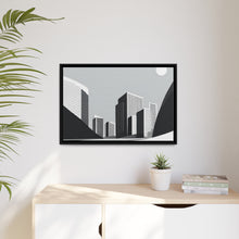 Load image into Gallery viewer, City Matte Canvas, Black Frame
