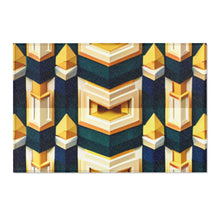 Load image into Gallery viewer, Yellow and Blue Area Rug
