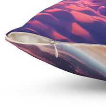 Load image into Gallery viewer, Pink Square Pillow
