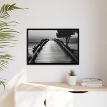 Load image into Gallery viewer, Bridge Matte Canvas, Black Frame
