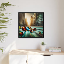 Load image into Gallery viewer, Marbles Matte Canvas, Black Frame

