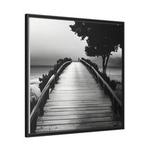 Load image into Gallery viewer, Bridge Matte Canvas, Black Frame
