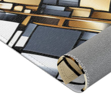 Load image into Gallery viewer, Unique Gold/Silver Area Rug
