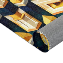 Load image into Gallery viewer, Yellow and Blue Area Rug
