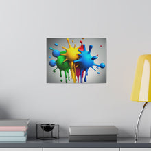 Load image into Gallery viewer, Colors Dripping Matte Canvas
