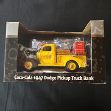 Load image into Gallery viewer, Coca cola 1947 Dodge pickup truck bank
