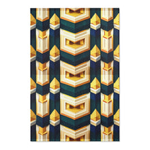 Load image into Gallery viewer, Yellow and Blue Area Rug
