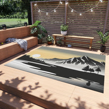 Load image into Gallery viewer, Cool Mountain Scene Outdoor Rug
