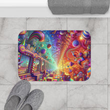 Load image into Gallery viewer, Colorful Whimsical Bath Mat
