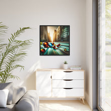 Load image into Gallery viewer, Marbles Matte Canvas, Black Frame
