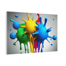 Load image into Gallery viewer, Colors Dripping Matte Canvas
