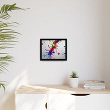 Load image into Gallery viewer, Unique Colorful Art Matte Canvas, Black Frame
