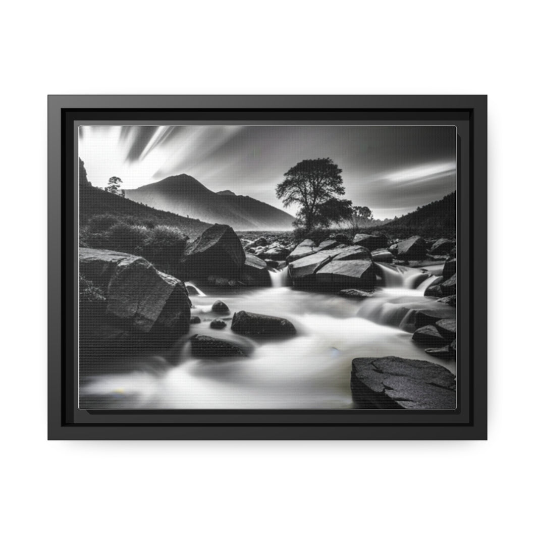 Beautiful Matte Canvas, Black Frame