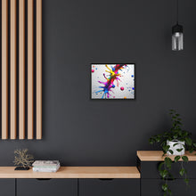 Load image into Gallery viewer, Unique Colorful Art Matte Canvas, Black Frame
