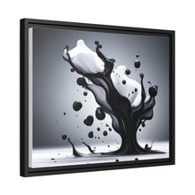 Load image into Gallery viewer, Black/White Matte Canvas, Black Frame
