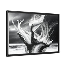 Load image into Gallery viewer, Unique Matte Canvas, Black Frame
