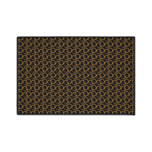 Load image into Gallery viewer, Black/Gold Heavy Duty Floor Mat
