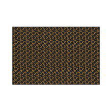 Load image into Gallery viewer, Black/Gold Heavy Duty Floor Mat
