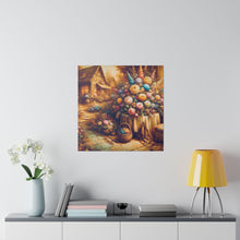 Load image into Gallery viewer, Floral Scene Matte Canvas
