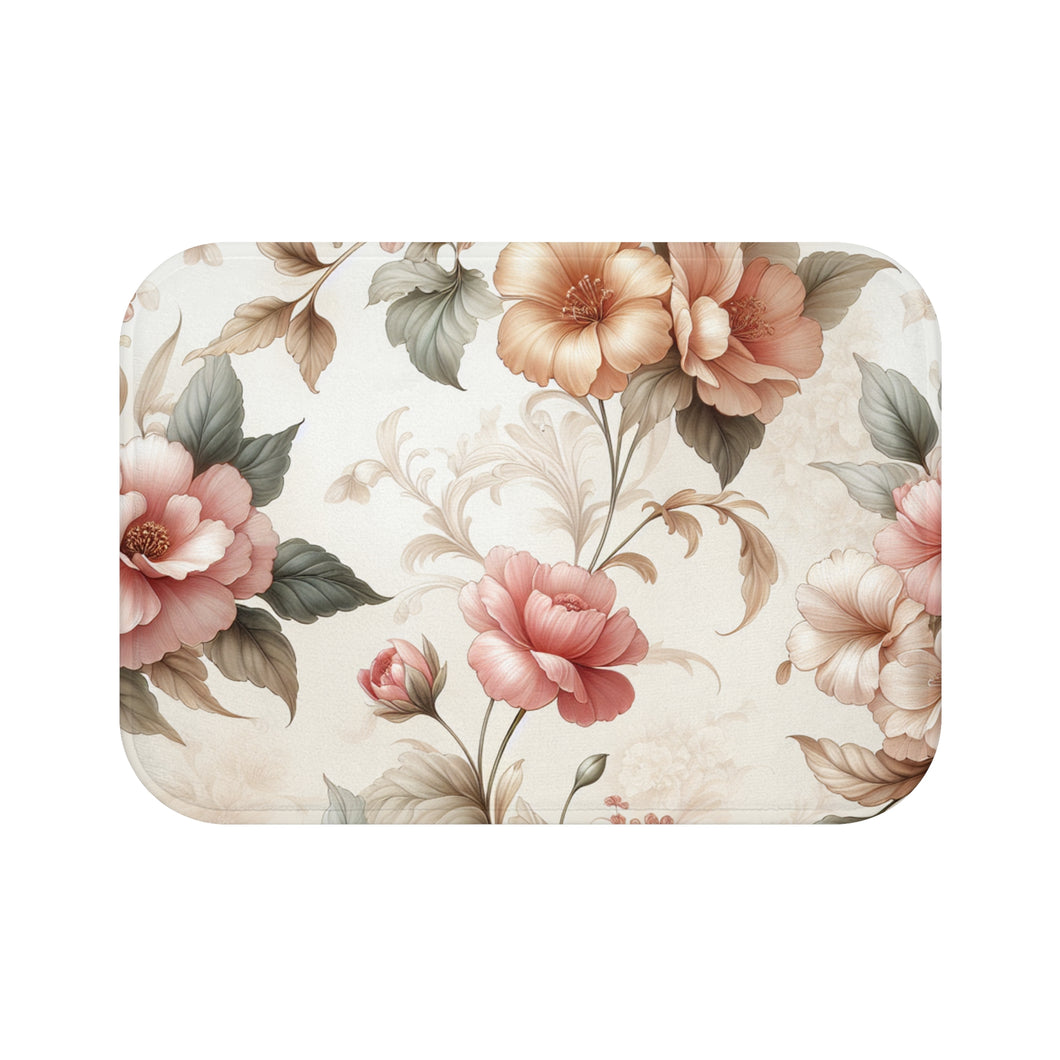 Floral Bath Mat