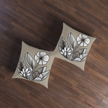 Load image into Gallery viewer, Floral Tufted Floor Pillow, Square
