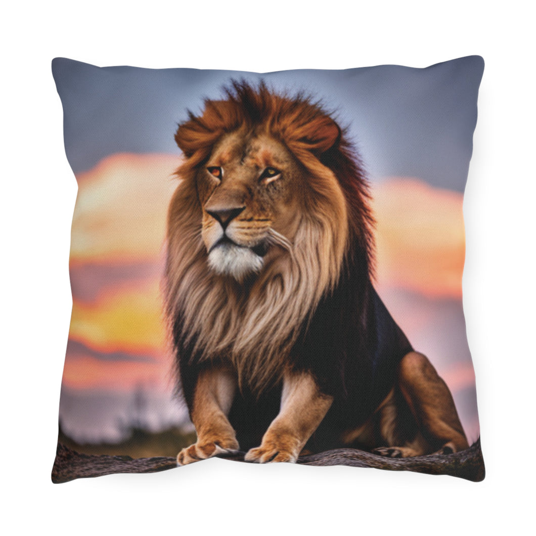 Lion Outdoor Pillow