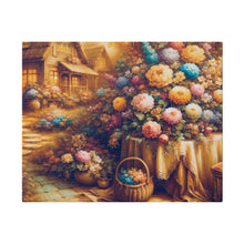 Load image into Gallery viewer, Floral Scene Matte Canvas
