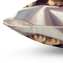 Load image into Gallery viewer, Two Kittens Spun Polyester Square Pillow
