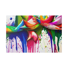 Load image into Gallery viewer, Dripping Art Matte Canvas, Stretched, 0.75&quot;
