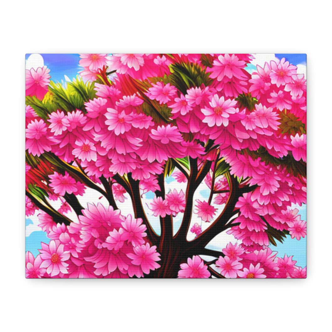 Pink Tree Canvas, Stretched, 1.25