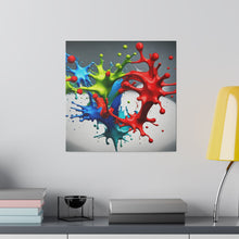 Load image into Gallery viewer, Splash colors Matte Canvas, Stretched
