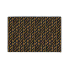 Load image into Gallery viewer, Black/Gold Heavy Duty Floor Mat
