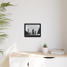 Load image into Gallery viewer, City Matte Canvas, Black Frame
