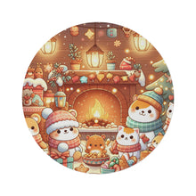 Load image into Gallery viewer, Cute Animal Round Rug
