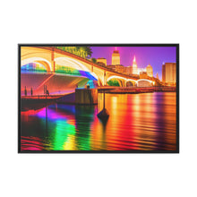 Load image into Gallery viewer, Beautiful City Matte Canvas, Black Frame

