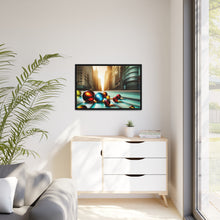 Load image into Gallery viewer, Marbles Matte Canvas, Black Frame
