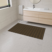 Load image into Gallery viewer, Black/Gold Heavy Duty Floor Mat
